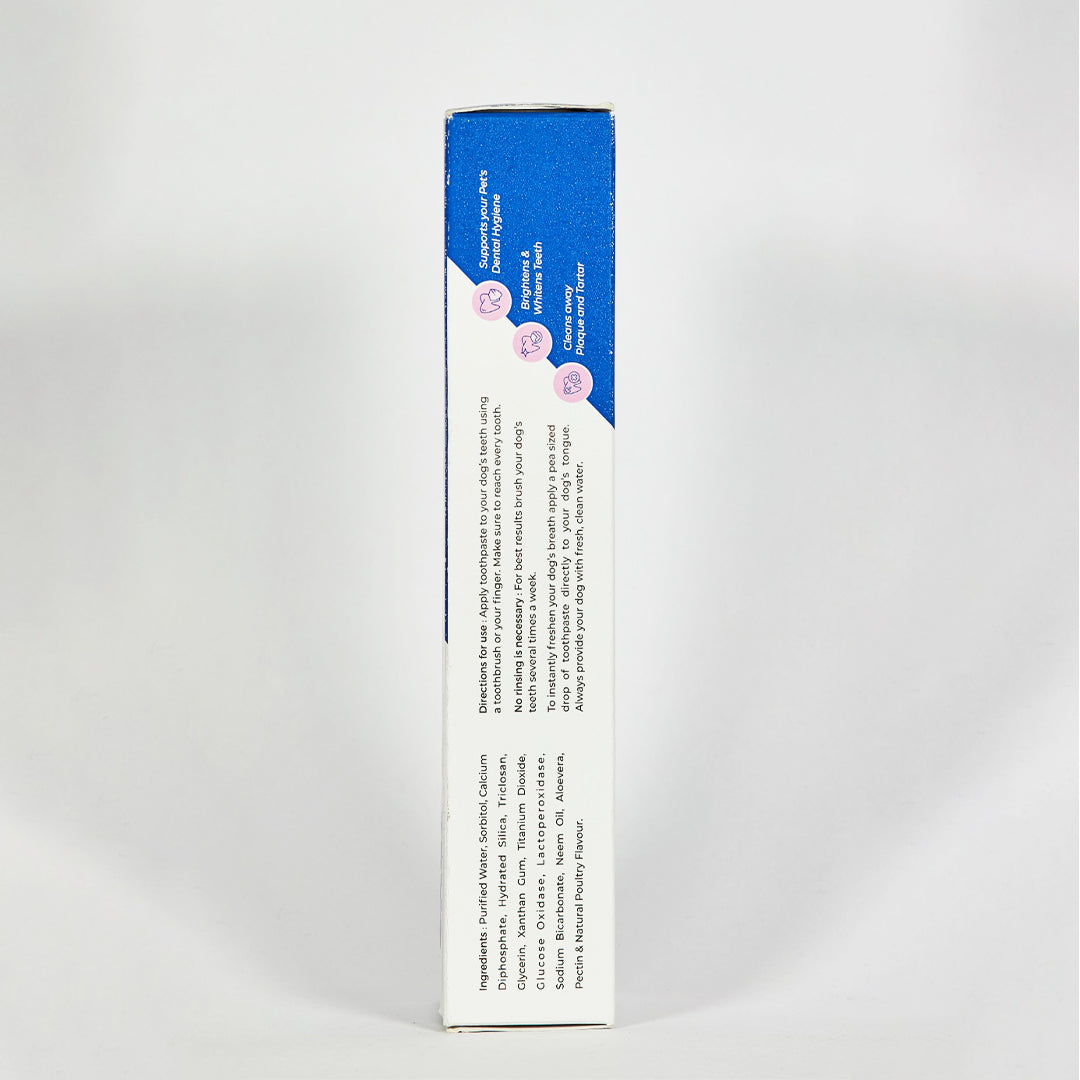 Enzotek Dog Toothpaste with neem, aloe vera and enzymes for oral hygiene support