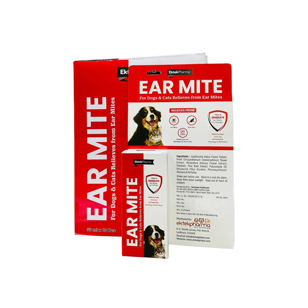 EAR MITE FOR Dogs &amp; Cats 50ml