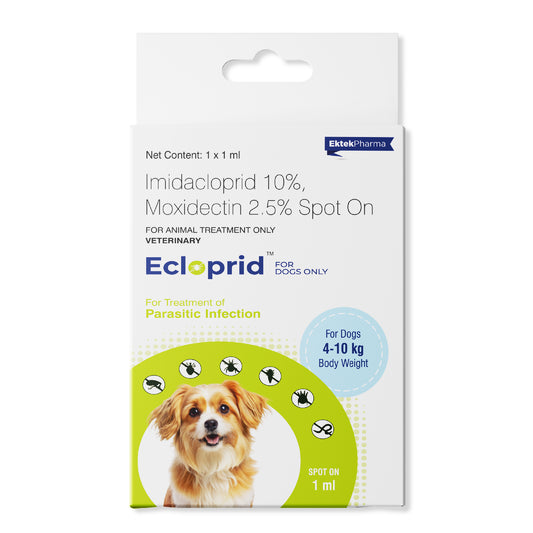 Ecloprid Spot-on for Dogs | Flea & Tick Control