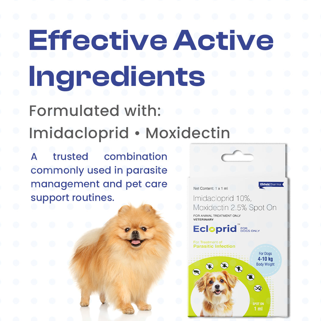 ingredients of Ecloprid Spot-on for Dogs