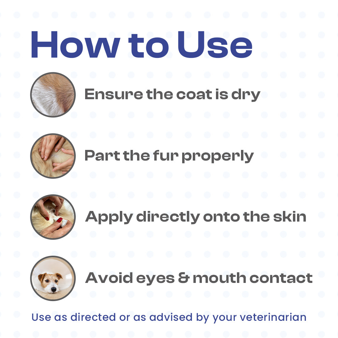 how to use Ecloprid Spot-on for Dogs