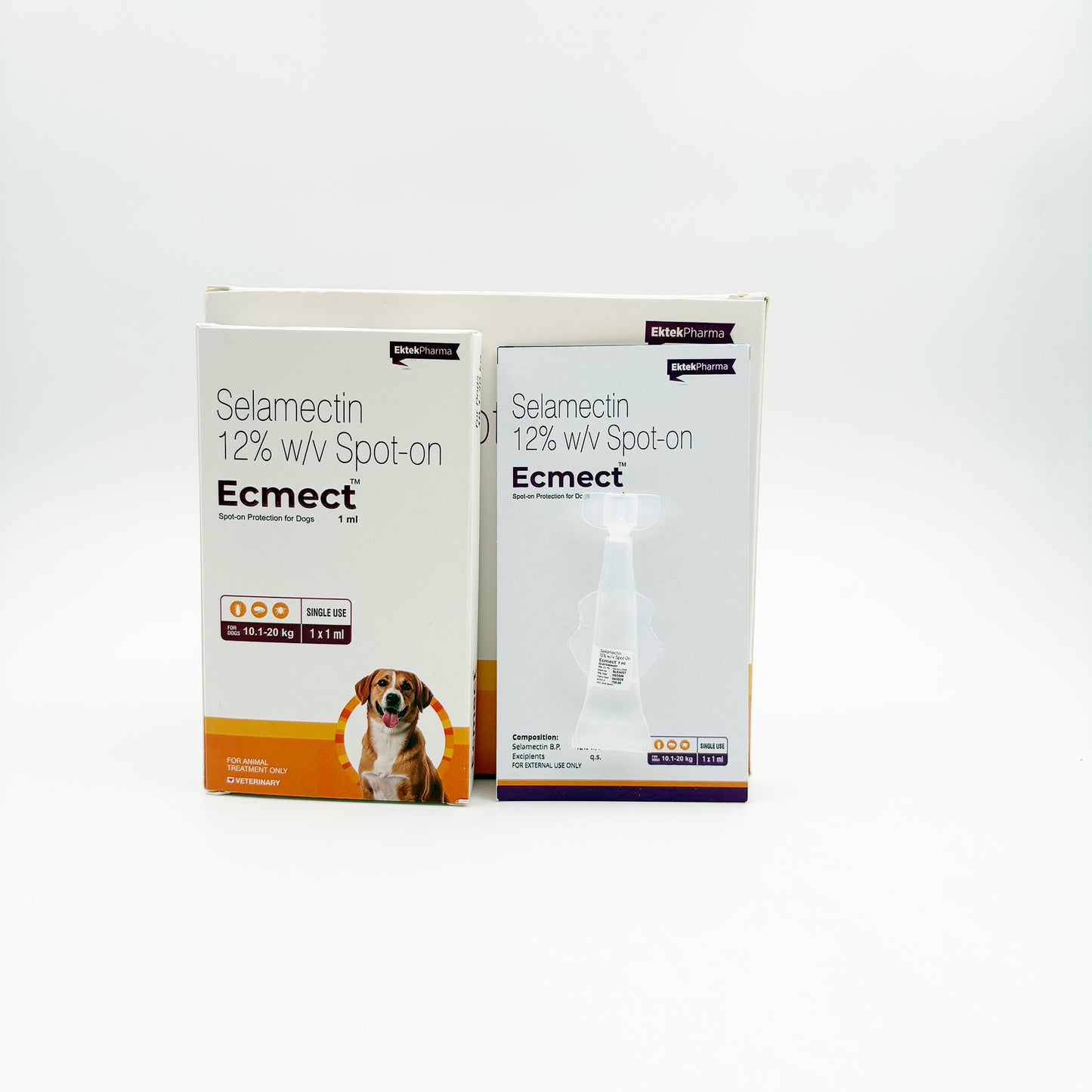 Ecmect Selamectin Spot-On for Dogs | Flea, Mite & Worm Protection