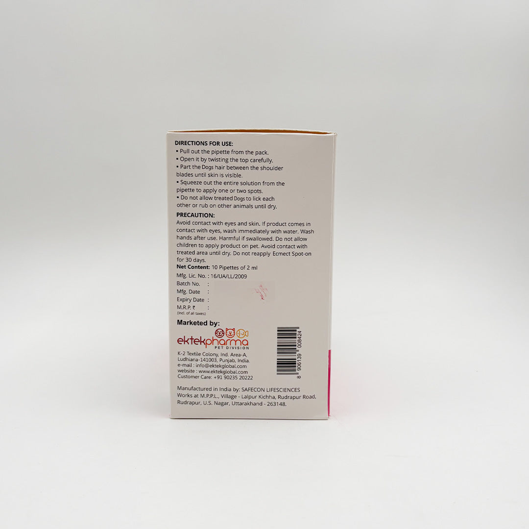 Ecmect Selamectin Spot-On for Dogs | Flea, Mite & Worm Protection