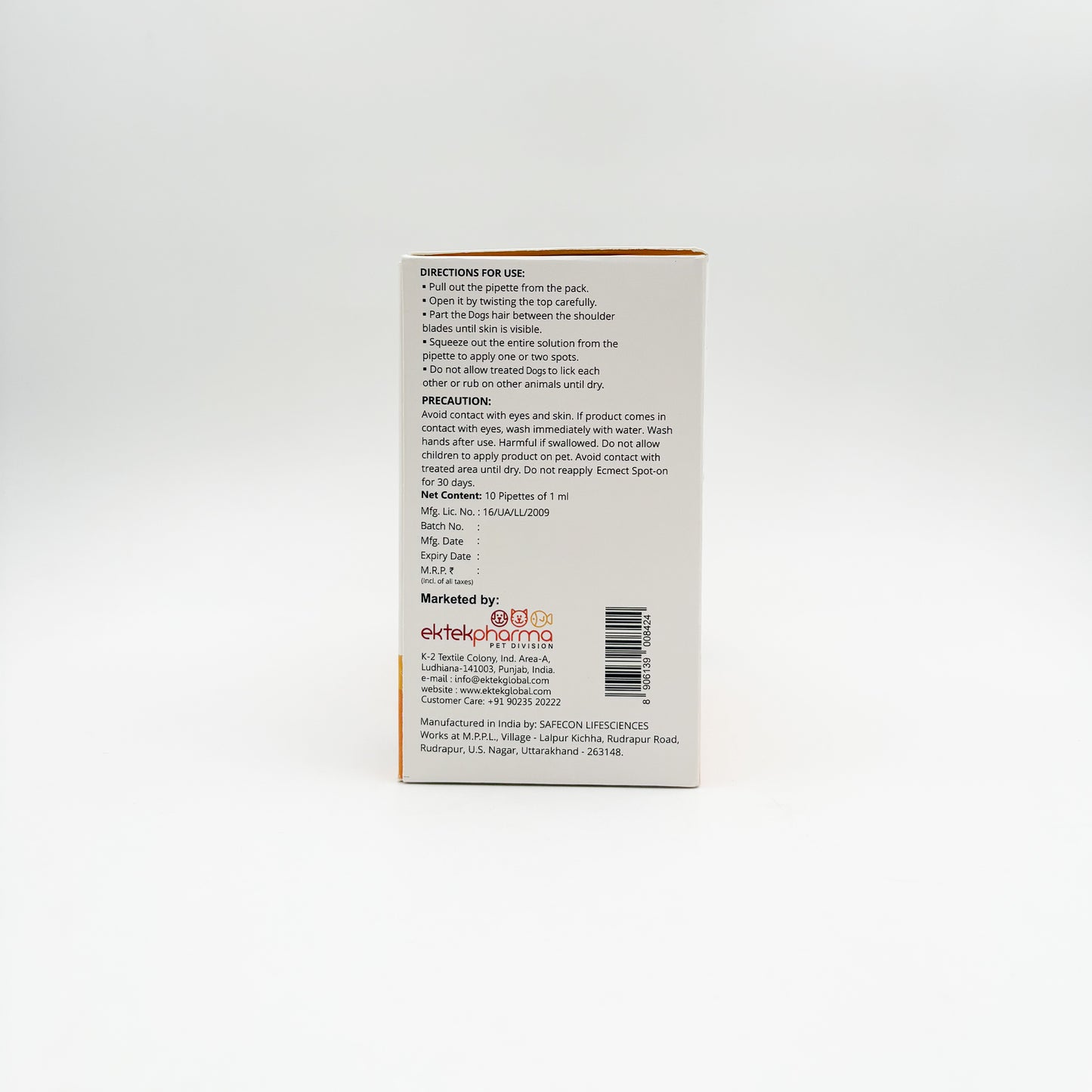 Ecmect Selamectin Spot-On for Dogs | Flea, Mite & Worm Protection