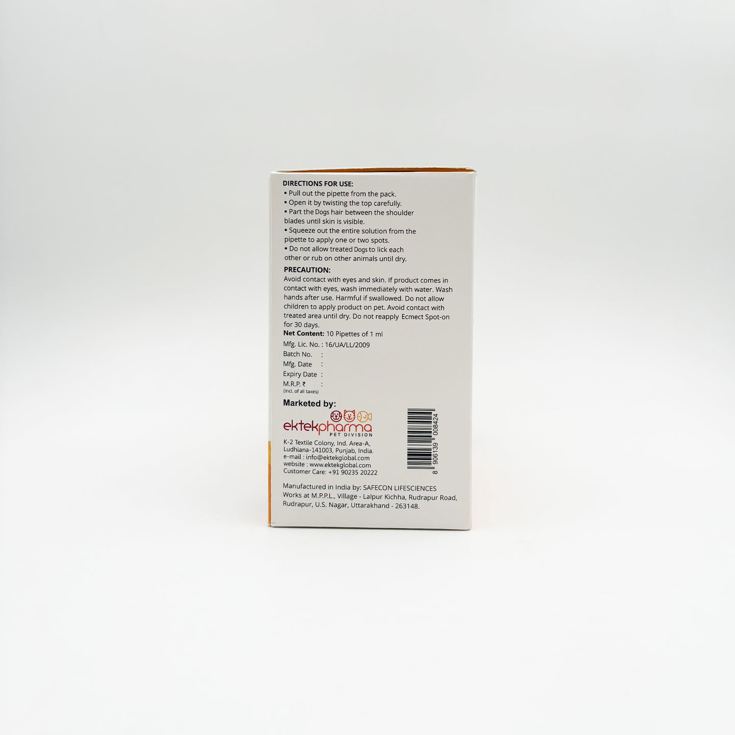 Ecmect Selamectin Spot-On for Dogs | Flea, Mite & Worm Protection