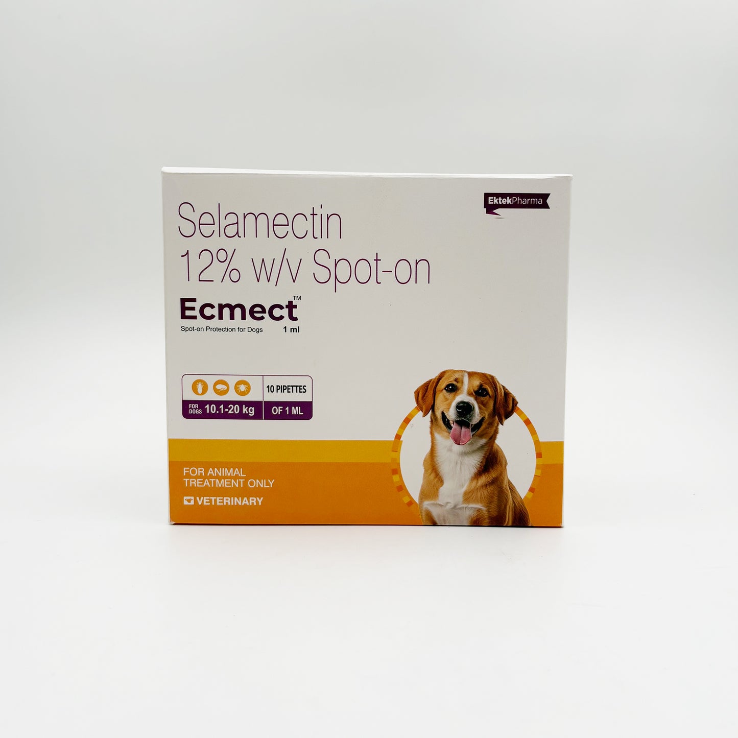 Ecmect Selamectin Spot-On for Dogs | Flea, Mite & Worm Protection