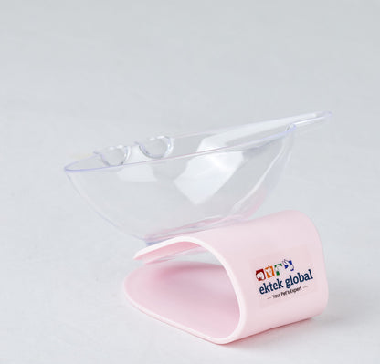 Transparent Non-Slip Cat Bowl