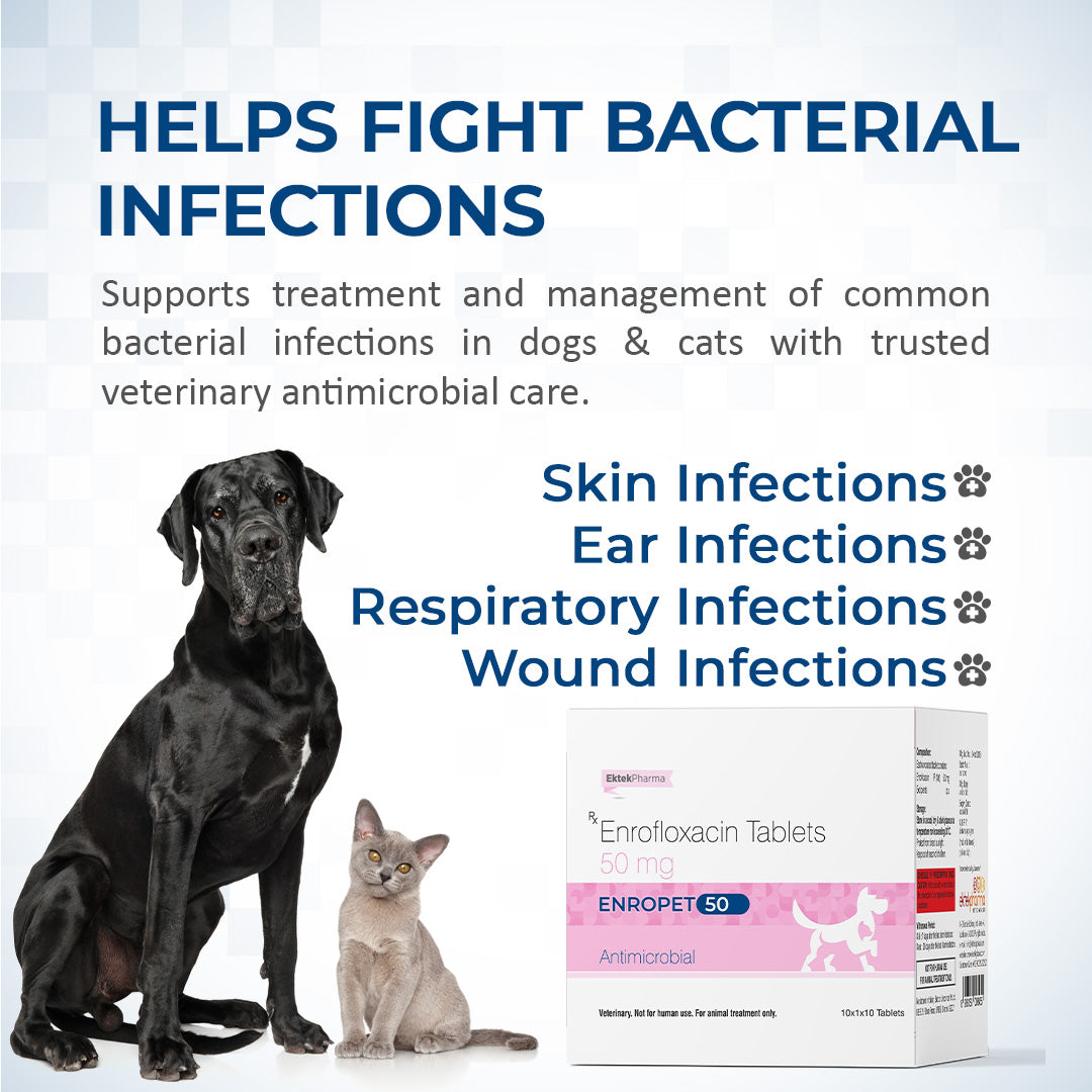enropet tablets to fight with bacterial infection
