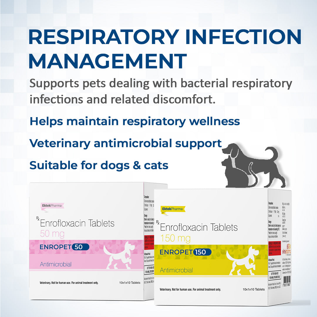 enropet tablets to support respiratory problems