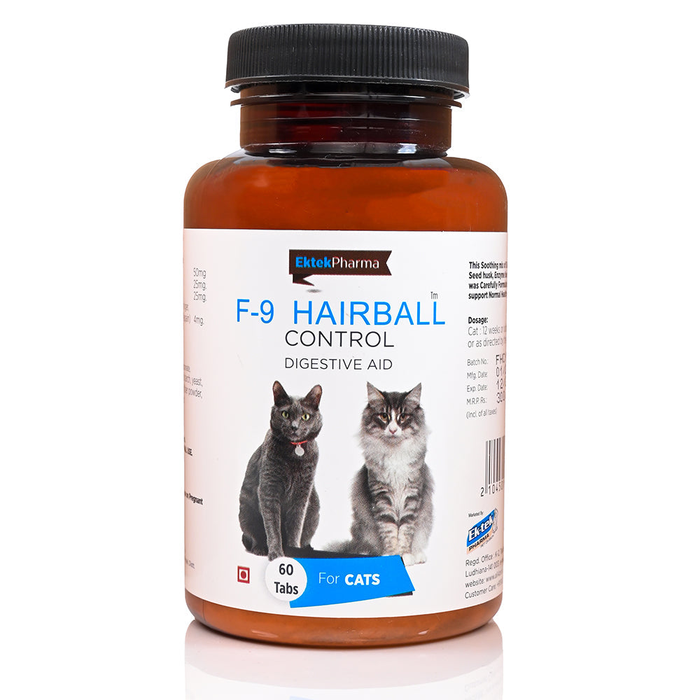 F-9 Hairball Control- 60 Tablets