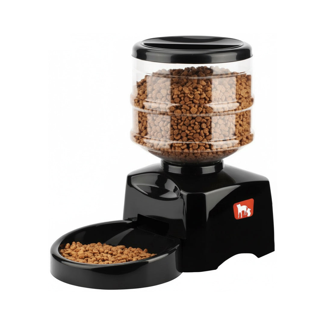 Automatic Pet Feeder 5.5L with LCD Display for Dogs & Cats | Smart Feeding Machine
