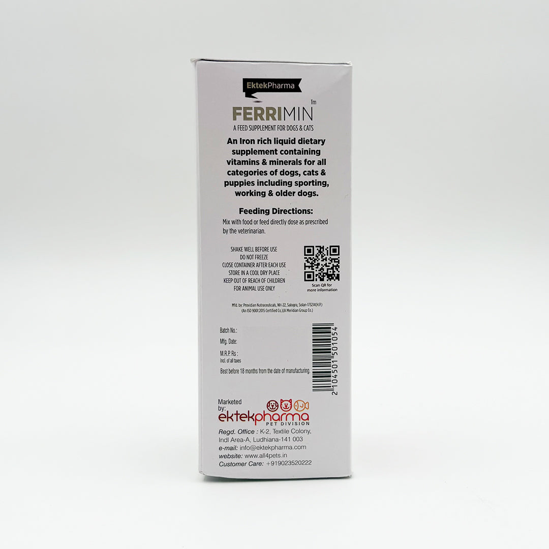 Ferrimin Syrup for Dogs & Cats iron tonic