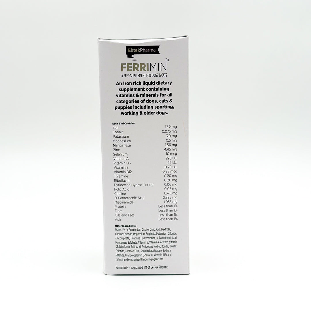 ingredients of Ferrimin Syrup for Dogs & Cats