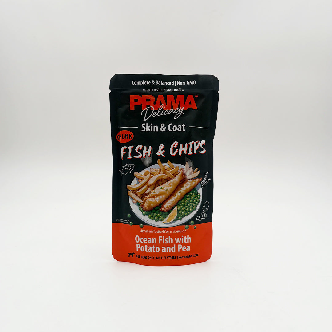 Prama Delicacy Wet Dog Food Pouches 120g (Pack of 3)
