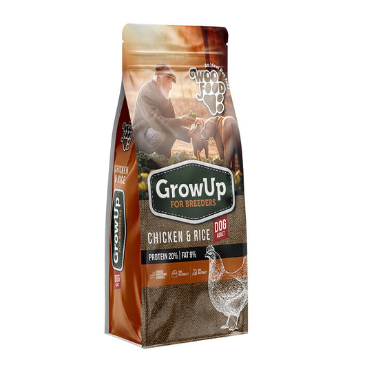 Grow Up For Breeders  Chicken and Rice Dog Adult-20Kg