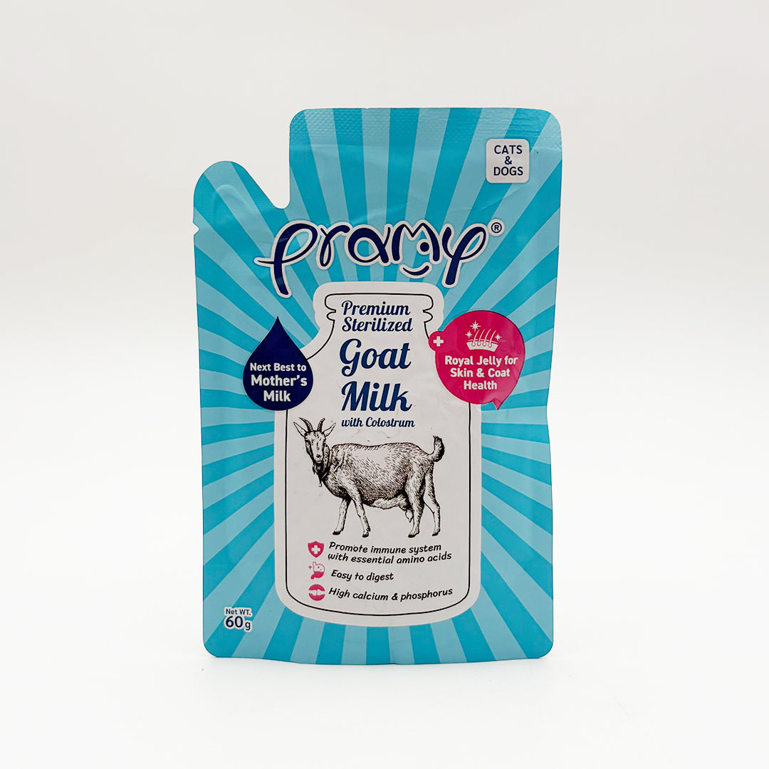 Pramy Premium Sterilized Goat Milk for Dogs & Cats (Pack of 2)