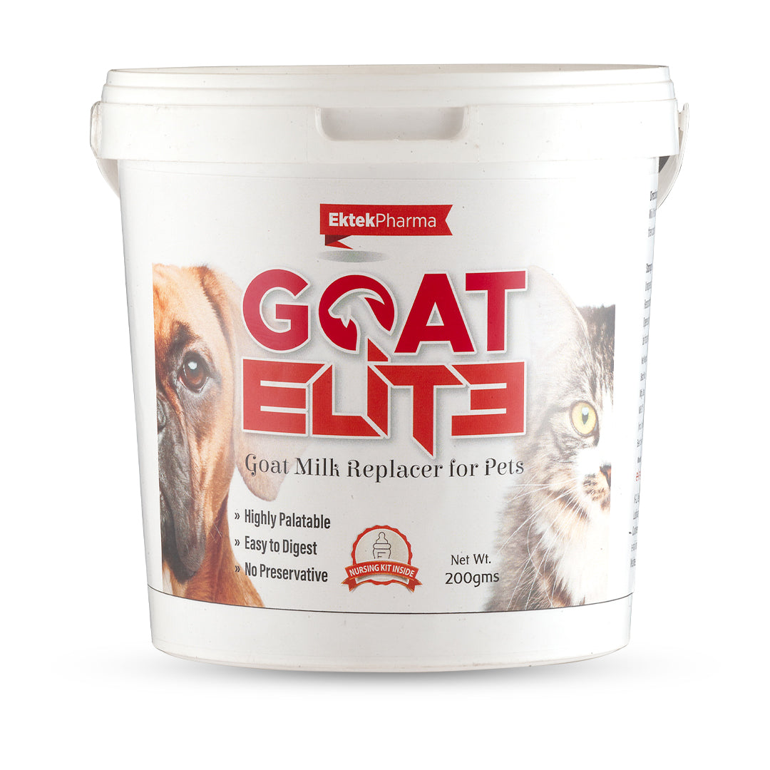 Goat Elite milk replacer for puppies and kittens