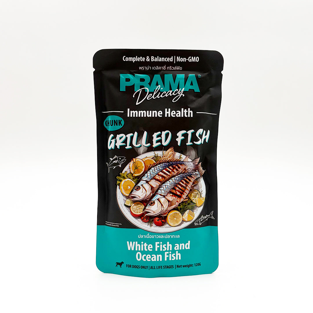 Prama Delicacy Wet Dog Food Pouches 120g (Pack of 3)