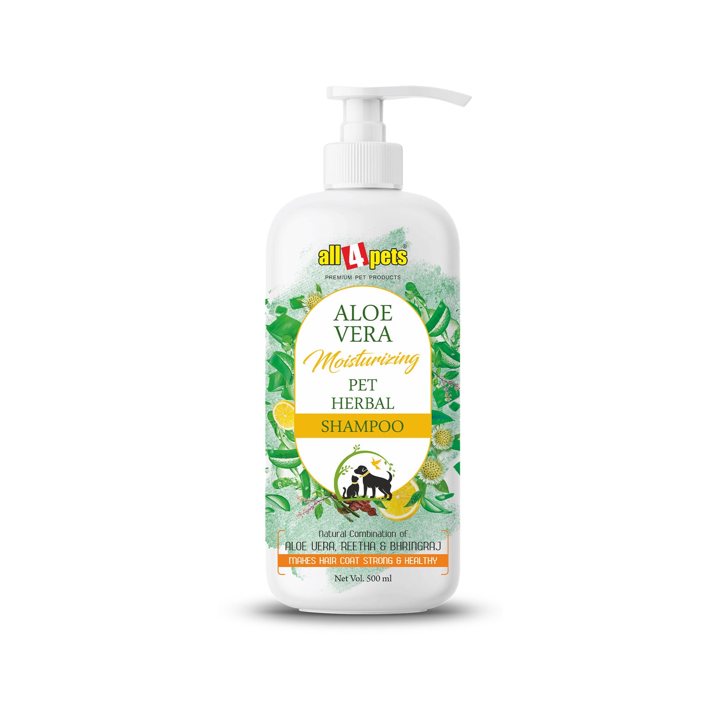 All4pets Aloe Vera Moisturizing Dog Shampoo