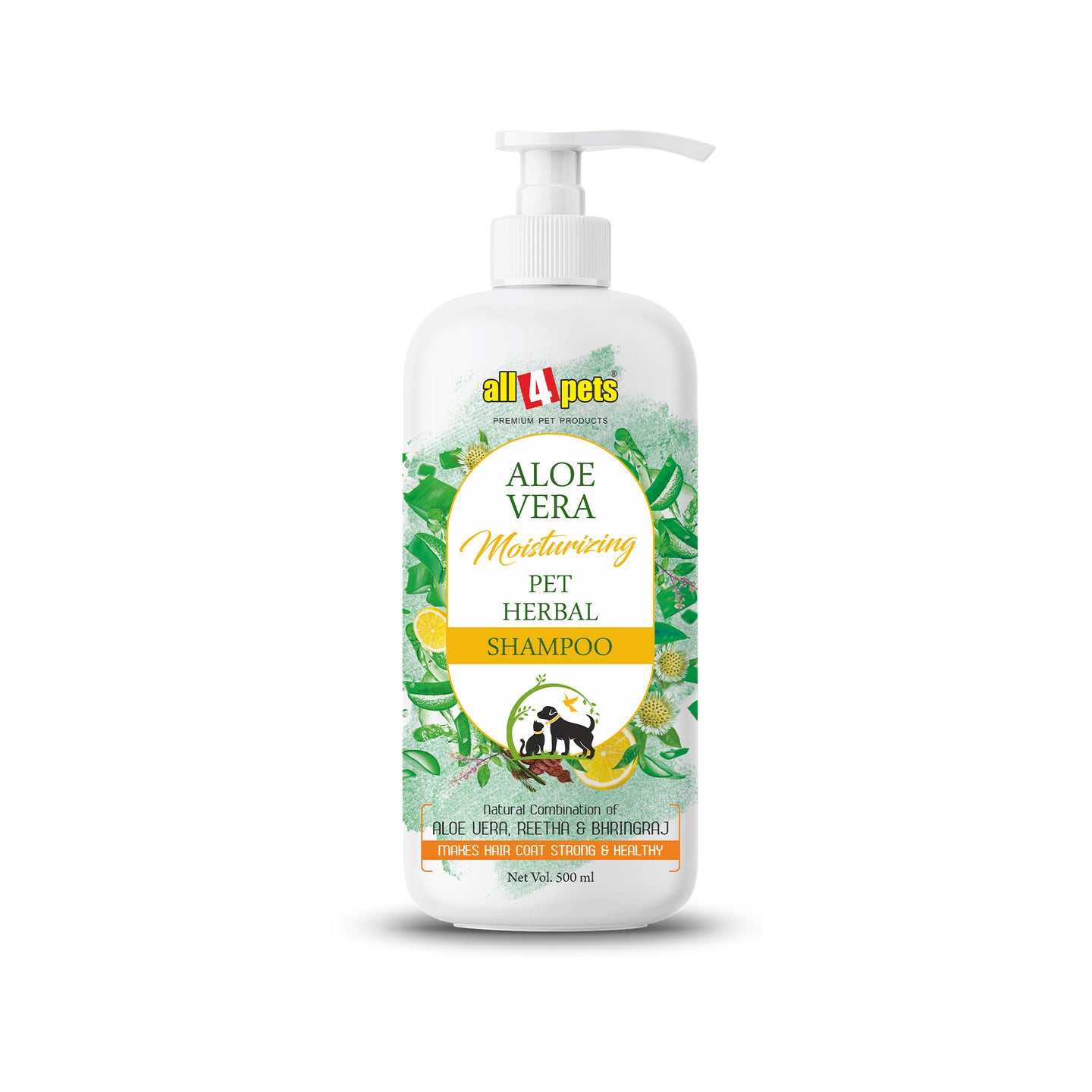 All4pets Aloe Vera Moisturizing Dog Shampoo