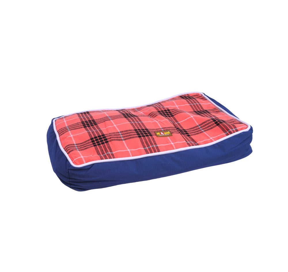 All4pets Flat Soft Rectangular Pillow Bed For Dogs and Cats