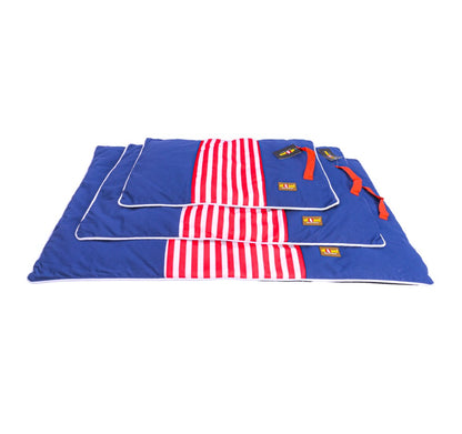 All4pets Velvet Blue Pet Mat Bed For Dogs &amp; Cats