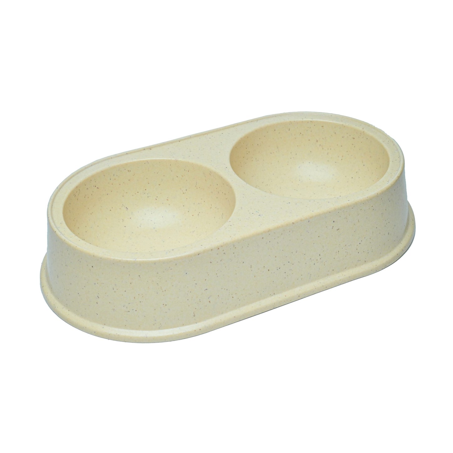 All4pets Double Bamboo Bowl for Dogs and Cats