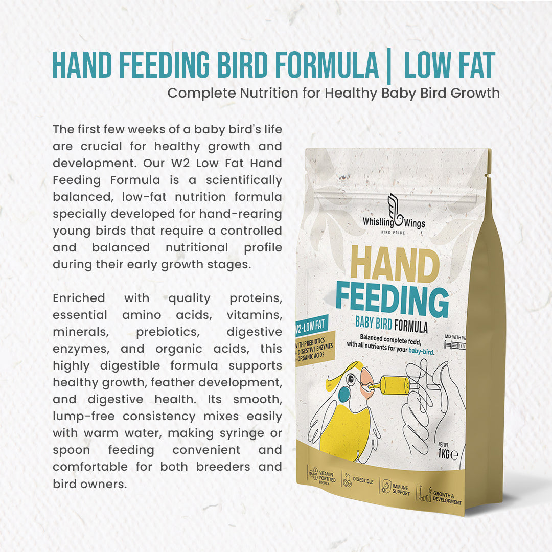 Whistling Wings W2 Low Fat Hand Feeding Formula