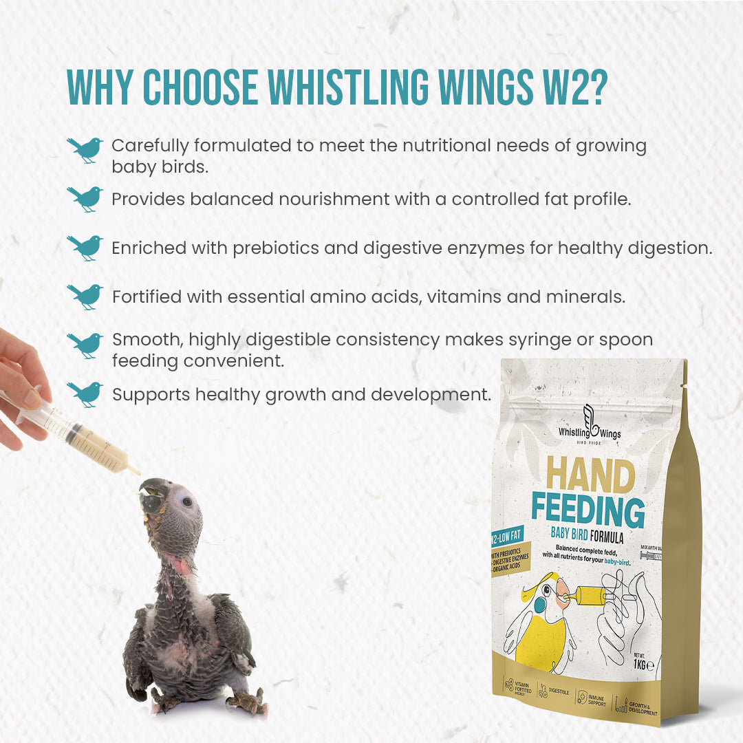 Whistling Wings W2 Low Fat Hand Feeding Formula