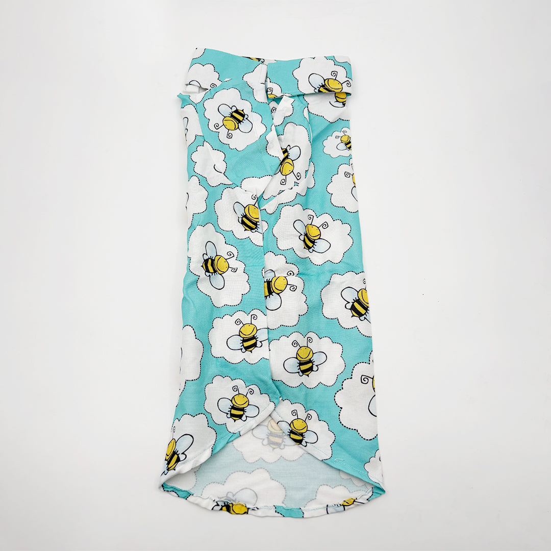Bee Print Dog Shirt