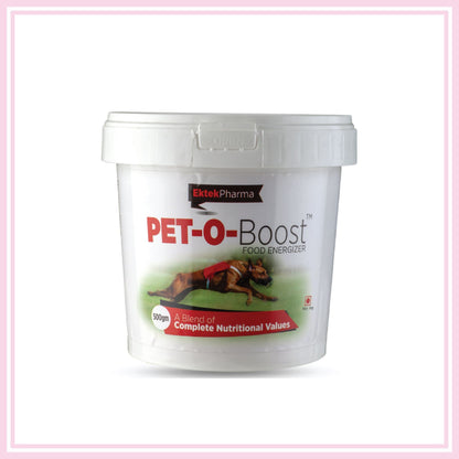 Pet-O-Boost Supplement Powder Food Energize