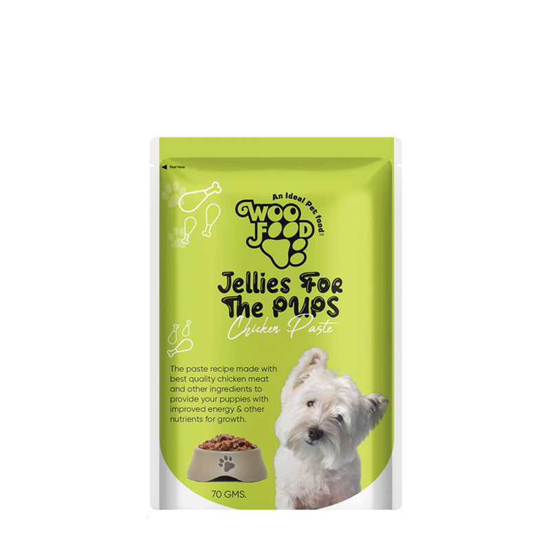 WooFood Chicken Paste (Jellies for Pups) -70gm ( Pack of 5)