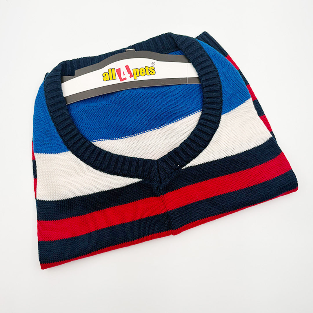 Knitted dog sweater for winter daily wear