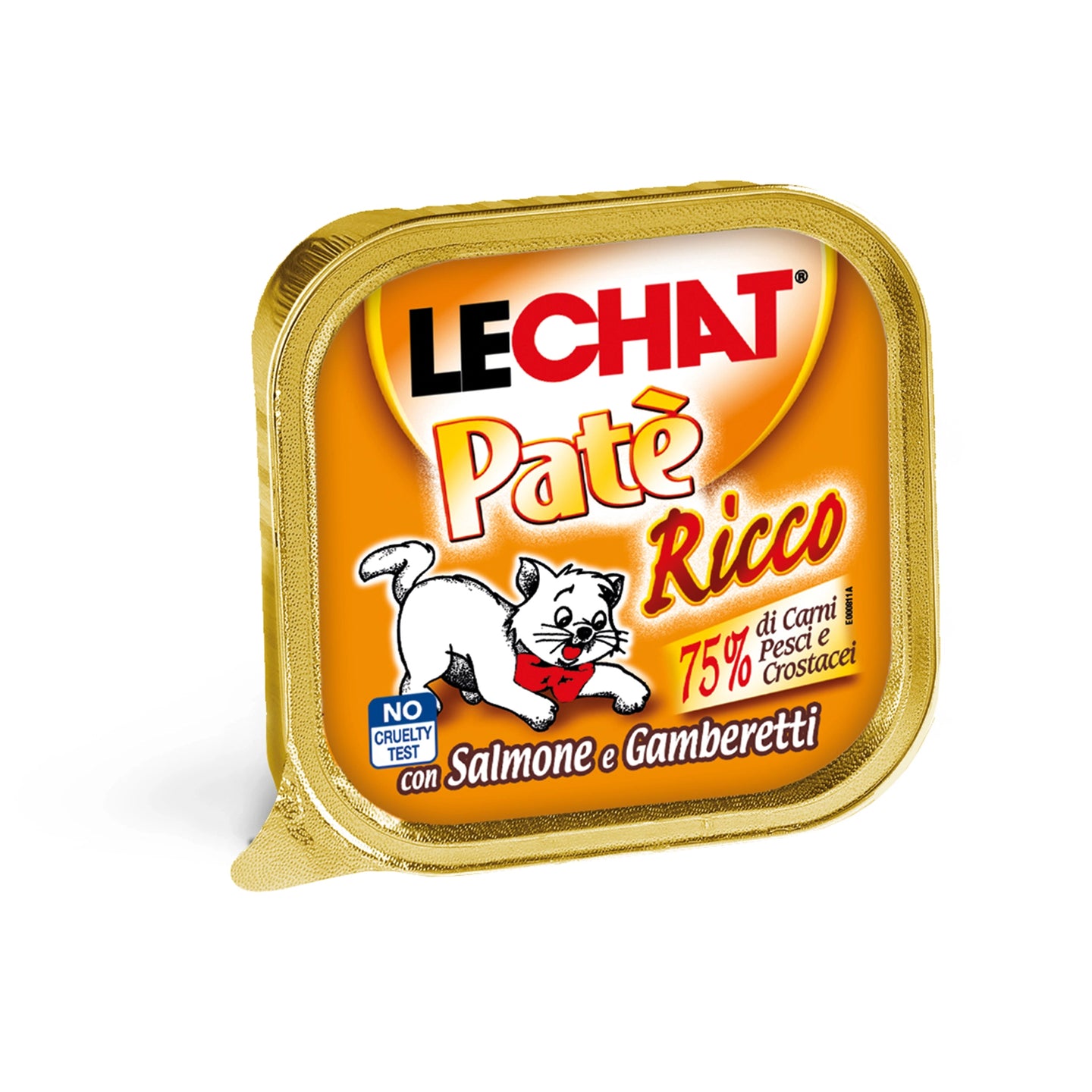 Lechat Paté Ricco Wet Cat Food for Adult Cats – 100g x 5
