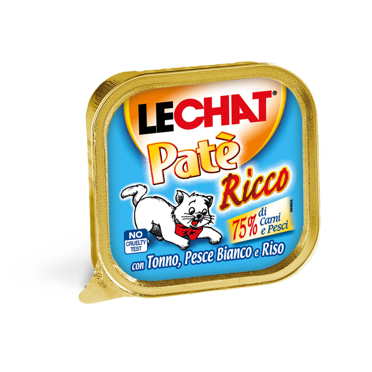 Lechat Paté Ricco Wet Cat Food for Adult Cats – 100g x 5