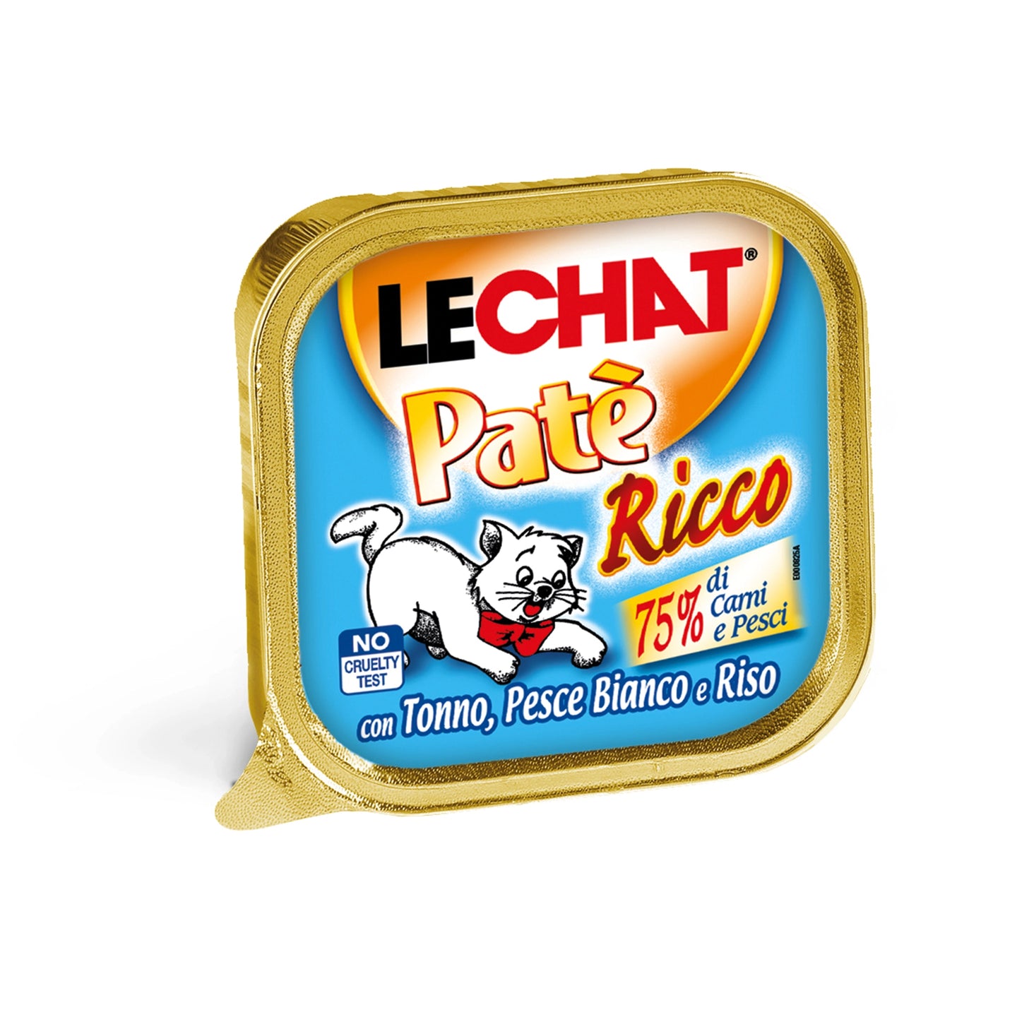 Lechat Paté Ricco Wet Cat Food for Adult Cats – 100g x 5