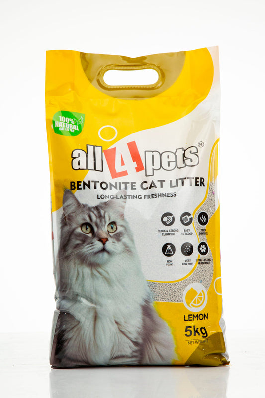 ALL4PETS BENTONITE CAT LITTER LONG-LASTING FRESHNESS