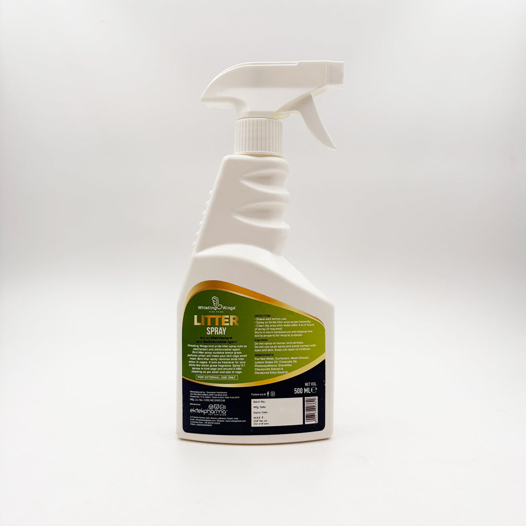 Bird Litter Spray 500ml | Cage Freshener