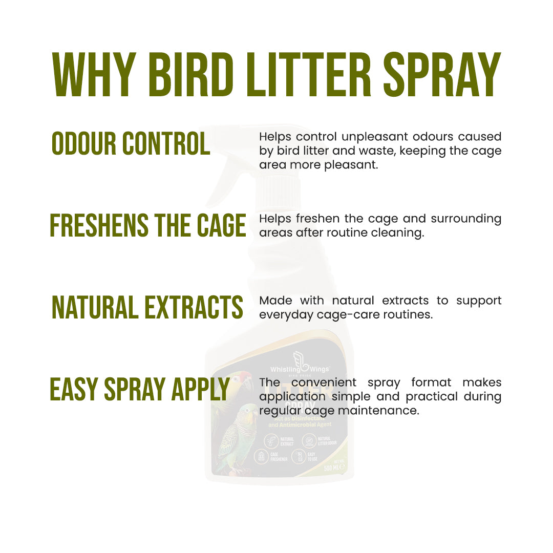 Bird Litter Spray 500ml | Cage Freshener