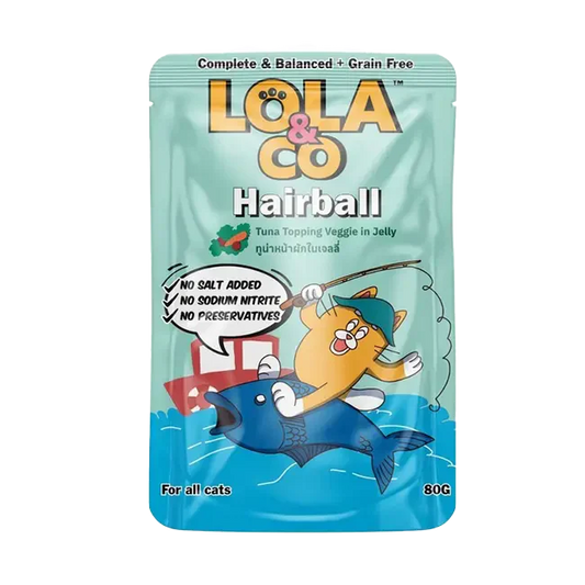 Lola & Co Tuna Topping  Veggie in Jelly 80g