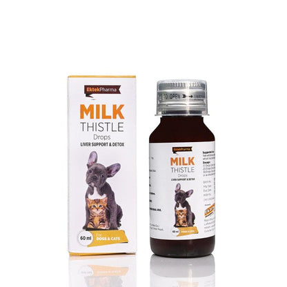 Milk Thistle Drops-60ml (Pack of 2) for Liver Support and Detox