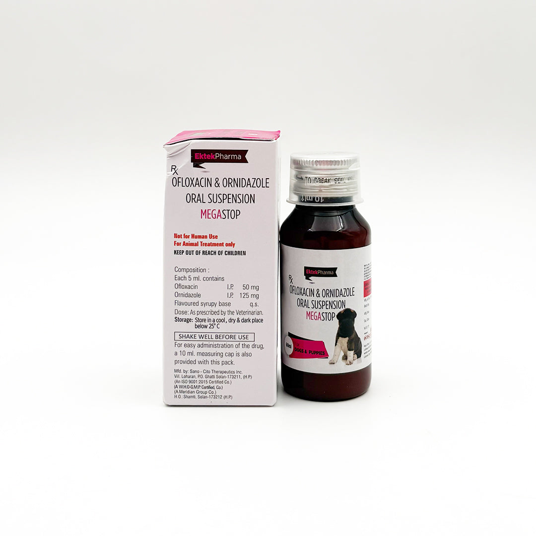 Mega Stop Syrup for Dogs and Puppies (60ml) Pack of 2