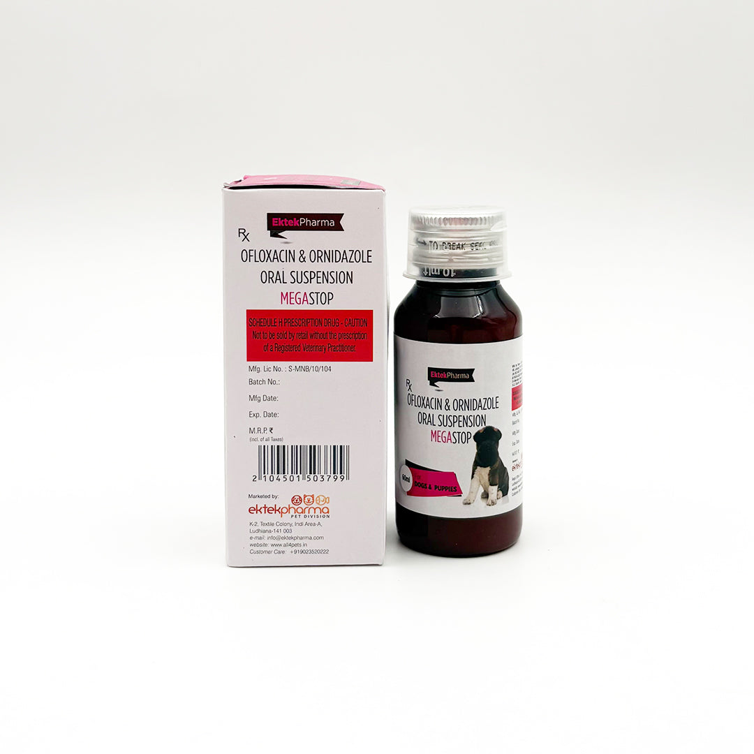 Mega Stop Syrup for Dogs and Puppies (60ml) Pack of 2