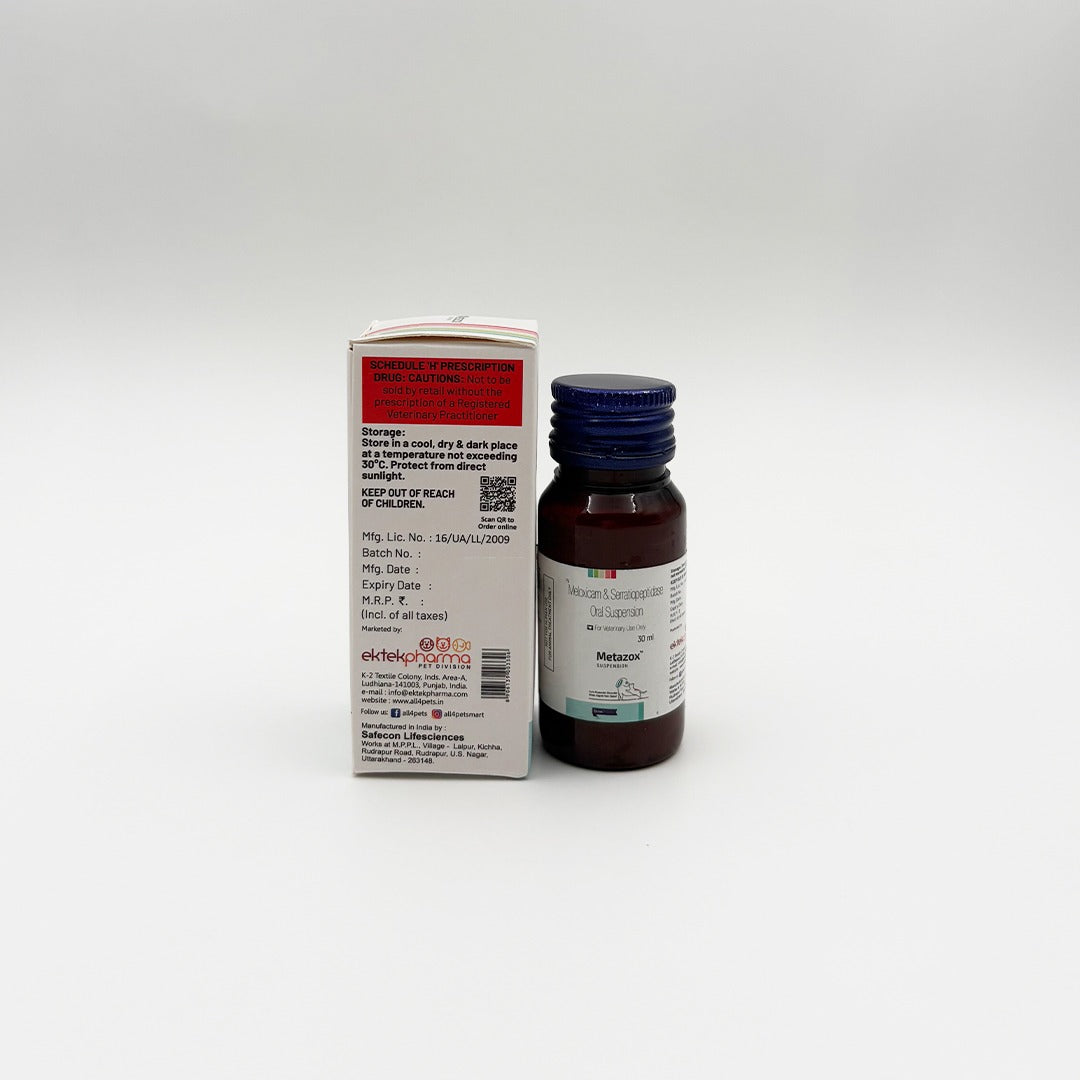 Metazox liquid anti inflammatory medicine for dogs 30 ml