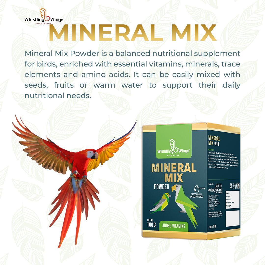 description of Bird Mineral Mix Powder