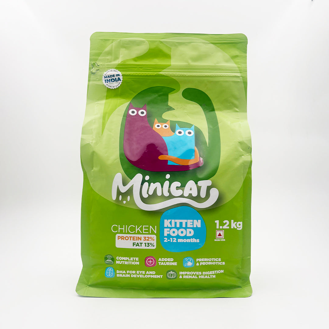 Minicat Kitten Food Chicken 1.2kg | Complete Nutrition for Kittens