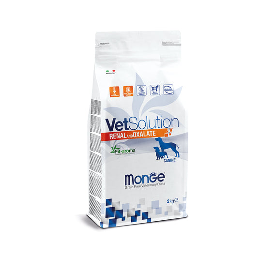 Monge Vet Solution Canine Renal & Oxalate 2kg Dog Food for Kidney Support
