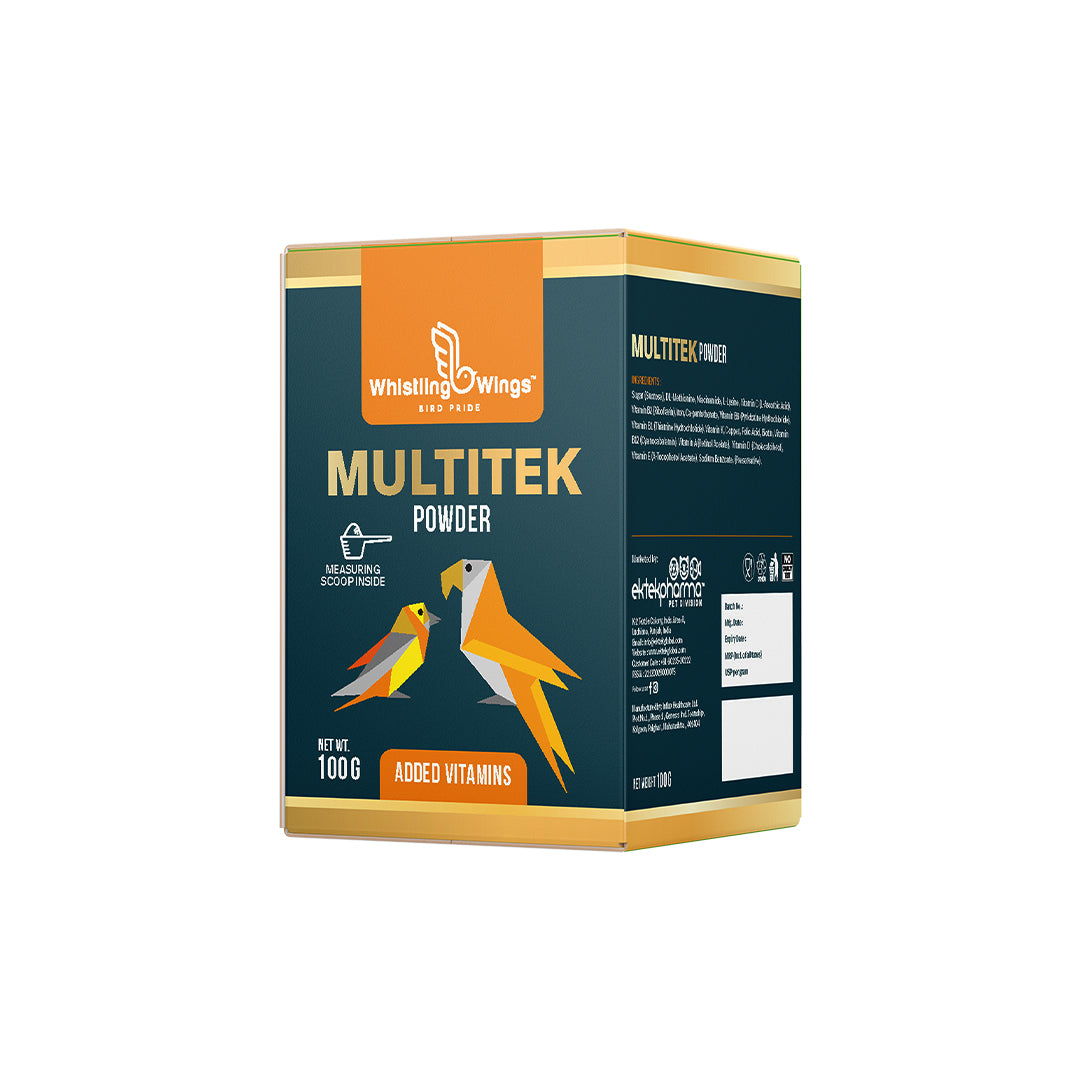 Multitek Powder - multivitamin powder for birds