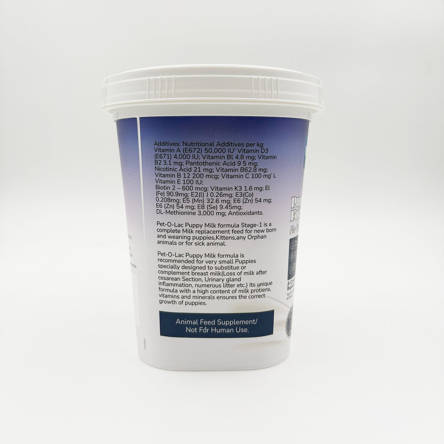 Pet-o-Lac Stage-1 Puppy Milk Formula ingredients