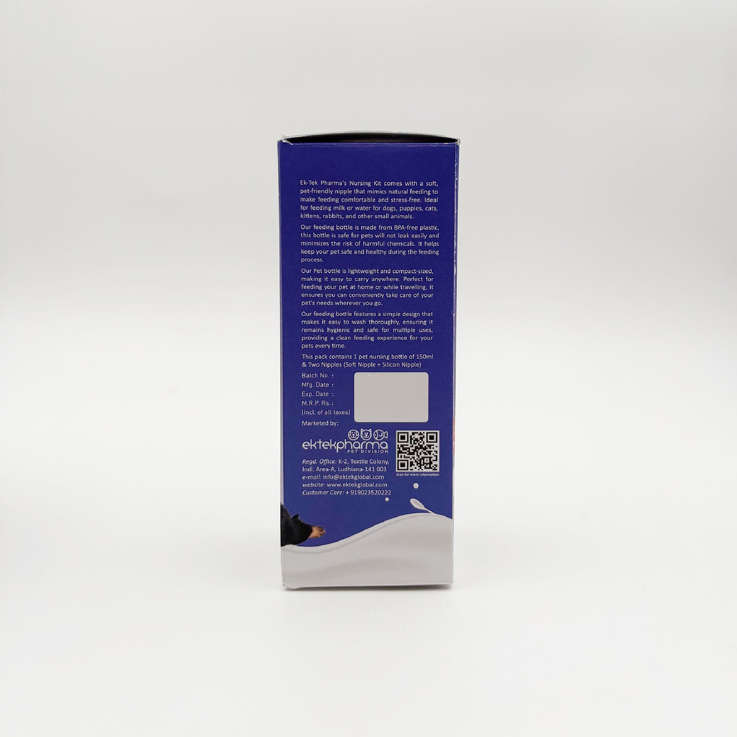 Pet-o-Lac Stage-1 Puppy Milk Formula/Milk Replacer 250 gm